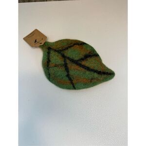 Felt Maple Leaf Coaster Mug Rug Home Decor Gift for Boho NEW FAST SHIP